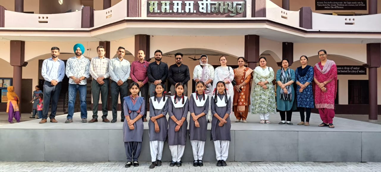 Students of PM Shri Government High Smart School Birampur passed the NMMS paper.